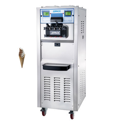 qualità Snack Factory Compressor Mini 2 +1 Mixers Snow Frozen Yogurt Taylor Soft Ice Cream Machine fabbrica