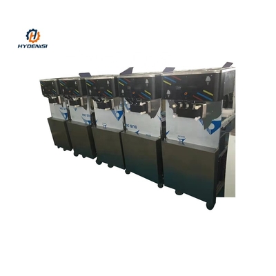 Commercial Ice Cream Snack Maker 3 Flavors Serving Soft Serve Ice Cream Machine Frozen Milk Preparation