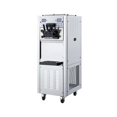 6248A snack factory coolittle double system three flavor soft ice cream machine soft serve ice cream machine factory price
