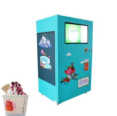 Hotel Metro Station Mall Three Flavor Soft Serve Ice Cream Machine Soft Serve Ice Cream Making Machine Factory Price
