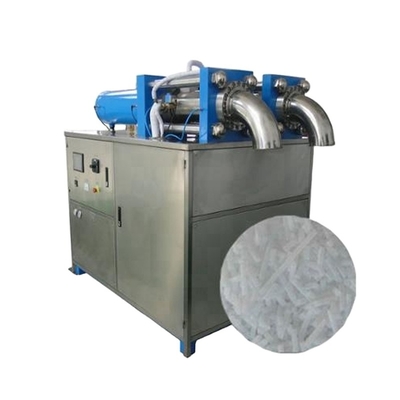 Industrial double head dry ice pelletizer/customized ice size/dry ice maker tube ice machine