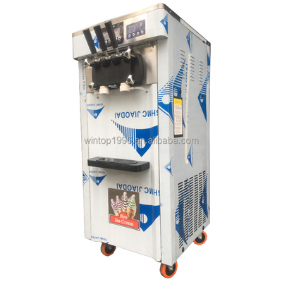 Commercial factory rainbow ice cream snack machine rainbow sauce soft gelato machine italian jam ice cream machine