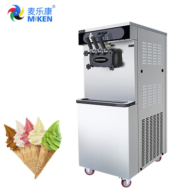 Pavimento di MK-25FB 25L/H che sta la fabbrica di macchina molle commerciale del creatore del cono gelato della macchina del gelato di vendita calda