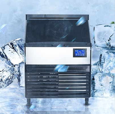 Floor Standing Large Capacity Cube Ice Maker Commercial Style Automatic Ice Cube Maker For Supermarket