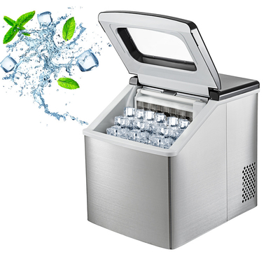 restaurant stainless steel commercial cube machine/countertop ice cream maker 18kg/24H